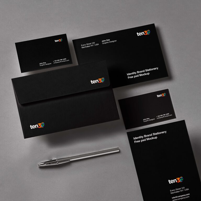 ten30 Identity-Brand-Stationery